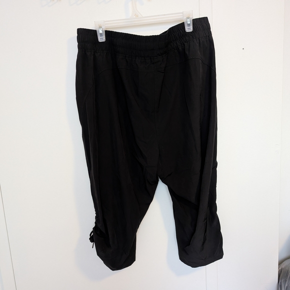 Black Drawstring Active Pants - Picture 5 of 7